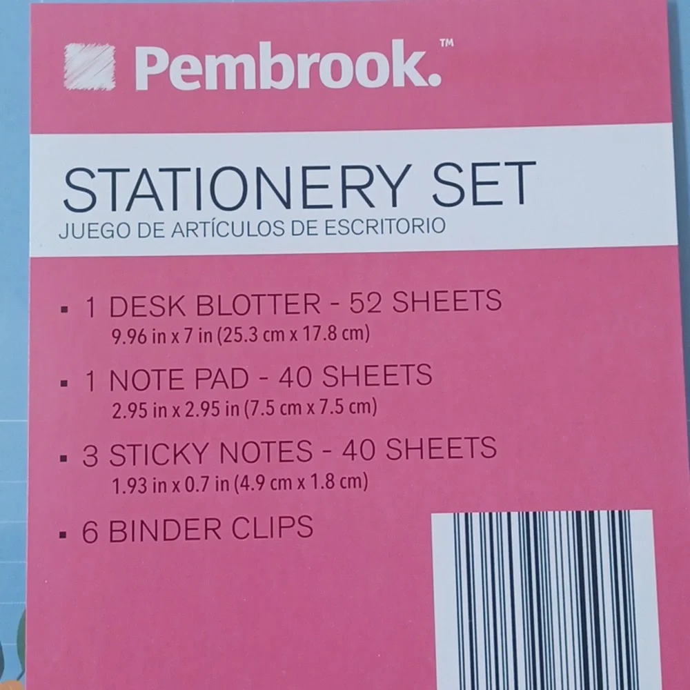 NWT Stationery Set Orange